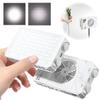 40W Portable Mini LED Fill Light Dual-Color Pocket-Sized Selfie Light Type-C Charging for Outdoor Camping/Mobile Live Streaming