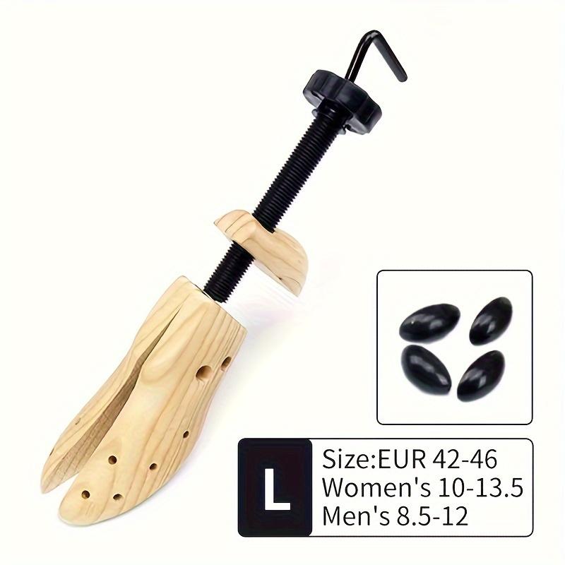 1Pc Shoe Stretcher Women and Men's Shoe Widener - Wooden Expander for Wide Feet, Bunions or Calluses Wooden Shoe Stretcher