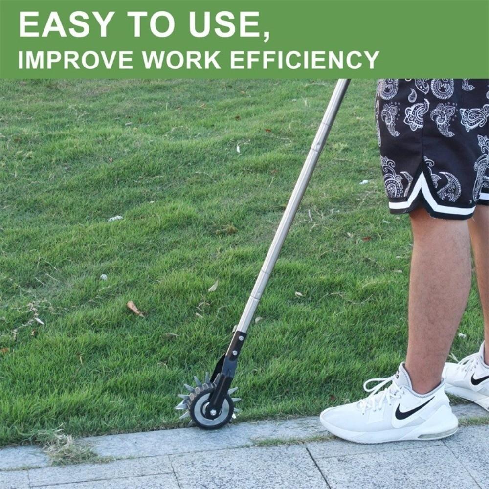 58.3Inch Lawn Edger Wheeled Lawn Tool Universal Edgers for Landscaping