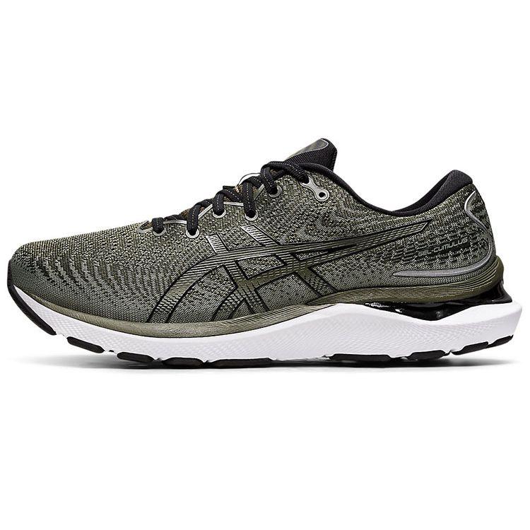 ASICS Gel-Cumulus 24 Men Olive Canvas Black Running Shoes 1011B366-300 EU 39