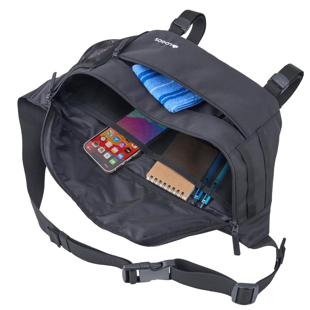 Logos Messenger Luggage Bag - BE (Khaki) 37410319 Outdoor Waist Bag