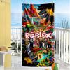 Roblox Strandtuch Super Weich & Saugfähig Bequem Leicht Geeignet für Sport, Reisen, Schwimmen, Yoga, Badezimmer, Strand Und Pool