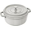 Cocotte Zwilling Staub, Round, 24 Cm, White Truffle, 3.8 L (40501-412-0)