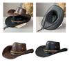 Gentleman Wide Brim Fisherman Hat Handmade for Dress-up Theme Party Headgear