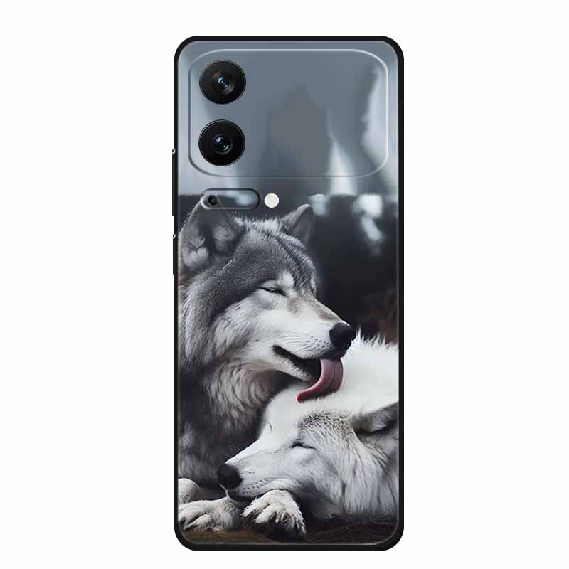 For Xiaomi 17 Pro 2025 Phone Case Fashion Flowers Black Silicone TPU Soft Coque For Xiaomi Mi 17 Pro Max Back Cover Case Shell