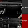 For Mazda 3 Axela - 2024 2025 Carbon Fiber Car Center Console Dashboard Air Vent Outlet Cover Trim Interior Accessories