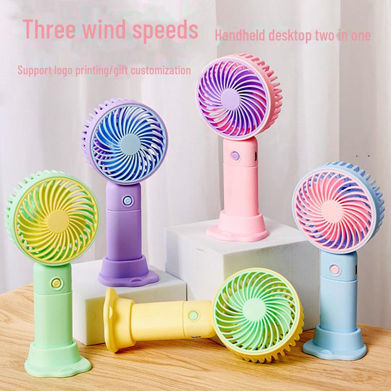 USB Rechargeable Cartoon Snail Handheld Fan: A Fun Summer Gift for Kids and Students