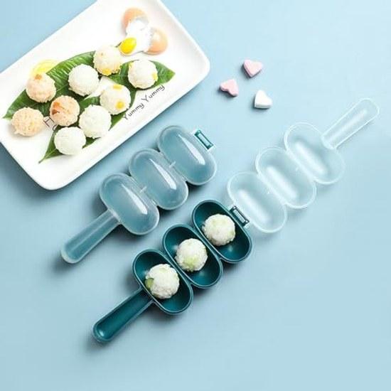 Onigiri Maker Rice Roll Shaker Mochi Ball Kitchen Tool Shake Kids Lunch Anwang