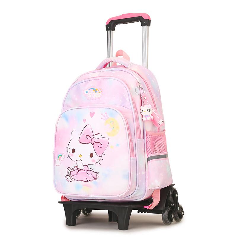 Zaino trolley a 2 ruote per bambini Hello Kitty