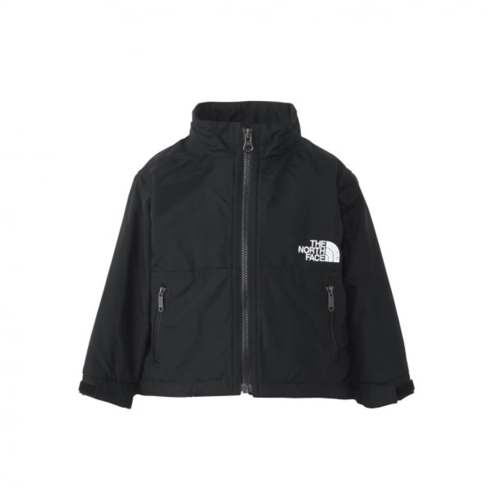 The North Face Baby Compact Nomad Atlantic Deep Size 90 Jacket, Unisex, Windproof, Water-Repellent, Lightweight, Green/Cave Blue,