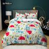 Bettbezug mit Regenschirm, bunter Regenschirm-Bettbezug, Bettwäscheset im Cartoon-Stil für Kinder und Jugendliche, Queen-Size-Bettbezug aus Polyester