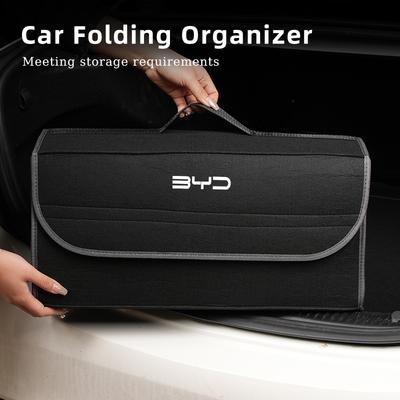 Car Trunk Storage Folding Organizer Box Portable Accessories For BYD M6 G3 G5 T3 F3 I3 F0 F6 S6 S8 E5 E6 G6 L3 S7 Tang