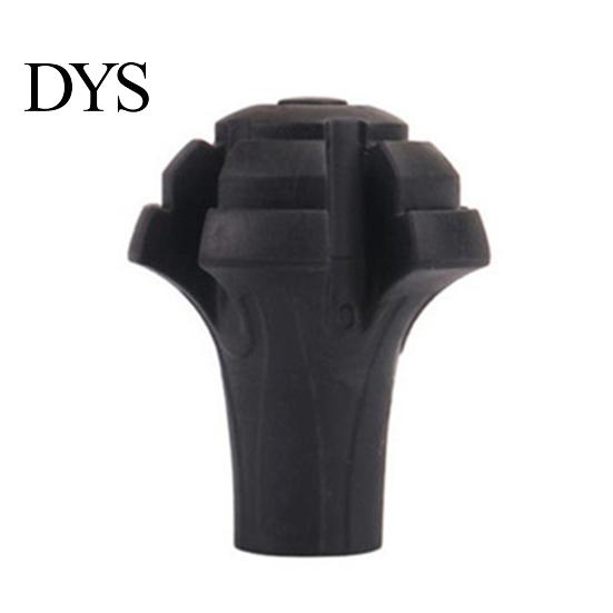 Reliable 3Pcs Trekking Pole Tip Shock Absorbing Enhanced Stability High Hardness Climb Replacement Walking Sticks Ends Caps for Outdoor Compact