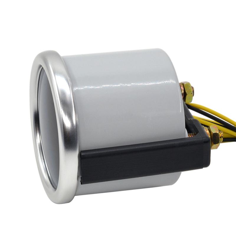 Dragon  2 Inch(52MM) White Backlight Sunglasses Auto Car Turbo Boost Gauge -1~2 Bar Turbine Press Instrument Meter