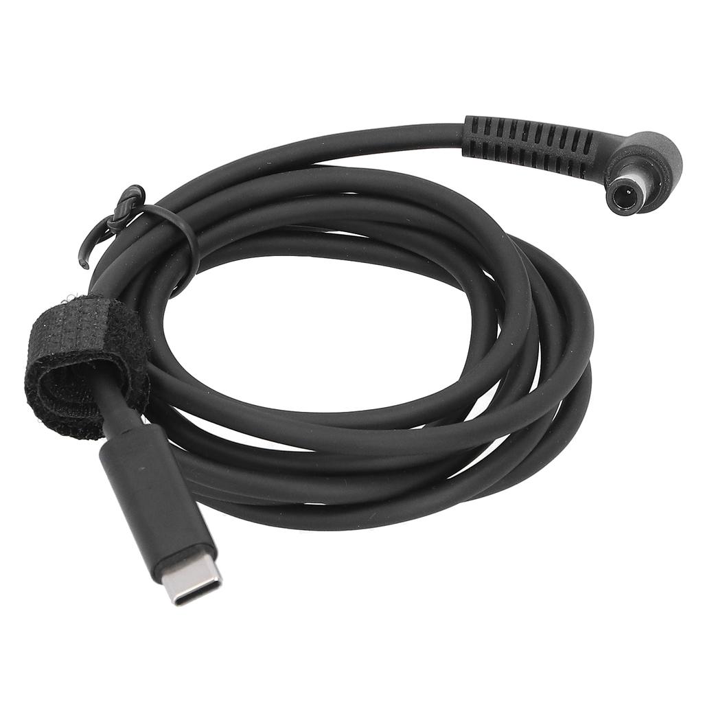 TypeC To DC 6.0x0.6MM Male Power Plug Adapter Cable Fast Charging Cord for Laptop