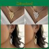 Chic Geometric Alloy Necklace Set With Cross Pendant For Women Fall