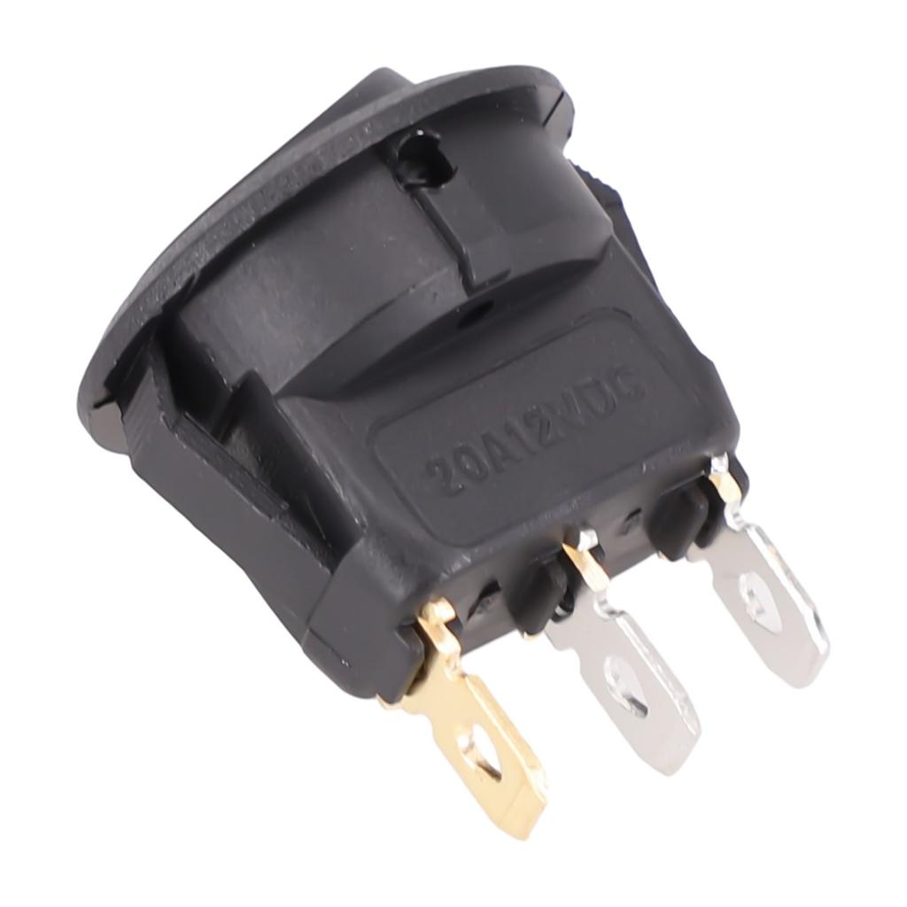 5Pcs 12V /20A Round Red LED Fog Light Rocker Switch On Off Button For Car Truck Boat Van Interior Control Panel Accessories Switches4