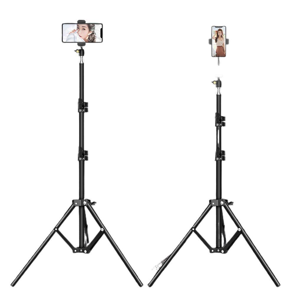 Outdoor Multi-Functional Phone Stand Tripod with Fill Light for Streaming & Photography