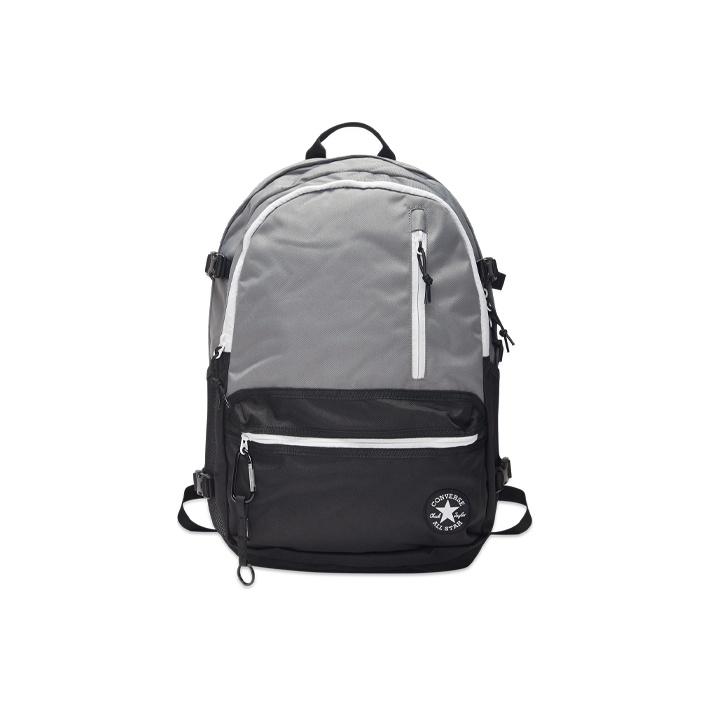 New Converse Polyester With Textile Backpack Regular Unisex Gray 10021018-001