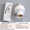 1 Sada Dětský pokoj Ložnice Domov Chytrý Spínací Časovač E27 Bezdrátové Dálkové Ovládání Chytrý Spínací Časovač 85V-265V Objímka Žárovky