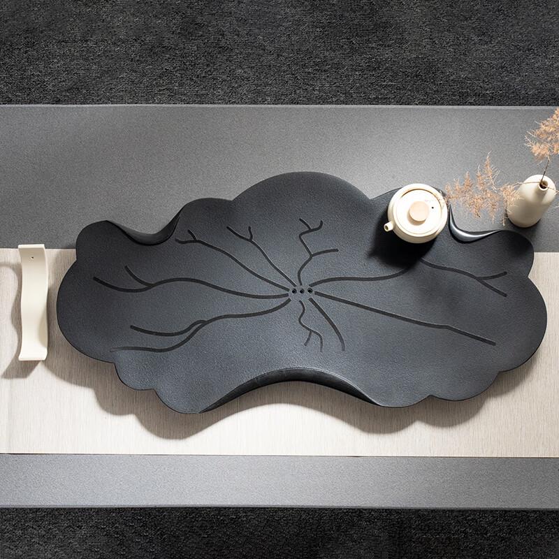 

Modern Acrylic Zen Lotus Tea Tray