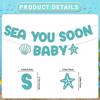 Sea You Soon Baby Shower Decorations - Under The Sea Baby Shower Decorations Sea You Soon Baby Banner