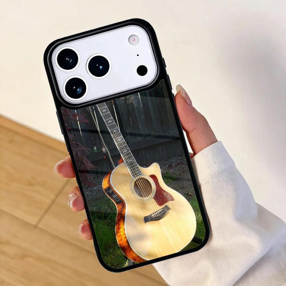 Rustic-Sepia-Guitar Phone Case For Apple iPhone 17 air 16 Pro Max 15 Pro Max 14 13 12 11 Mini Back Cover