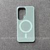 Case For Samsung Galaxy A57 A56 A55 A54 A37 A35 A27 A26 A17 A16 5G For MagSafe Magnetic Cooling Honeyb Mesh Protective Cover