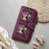 Cute Squirrel Print Wallet Fashion Casual Large Capacity Portable Ladies Long Purse