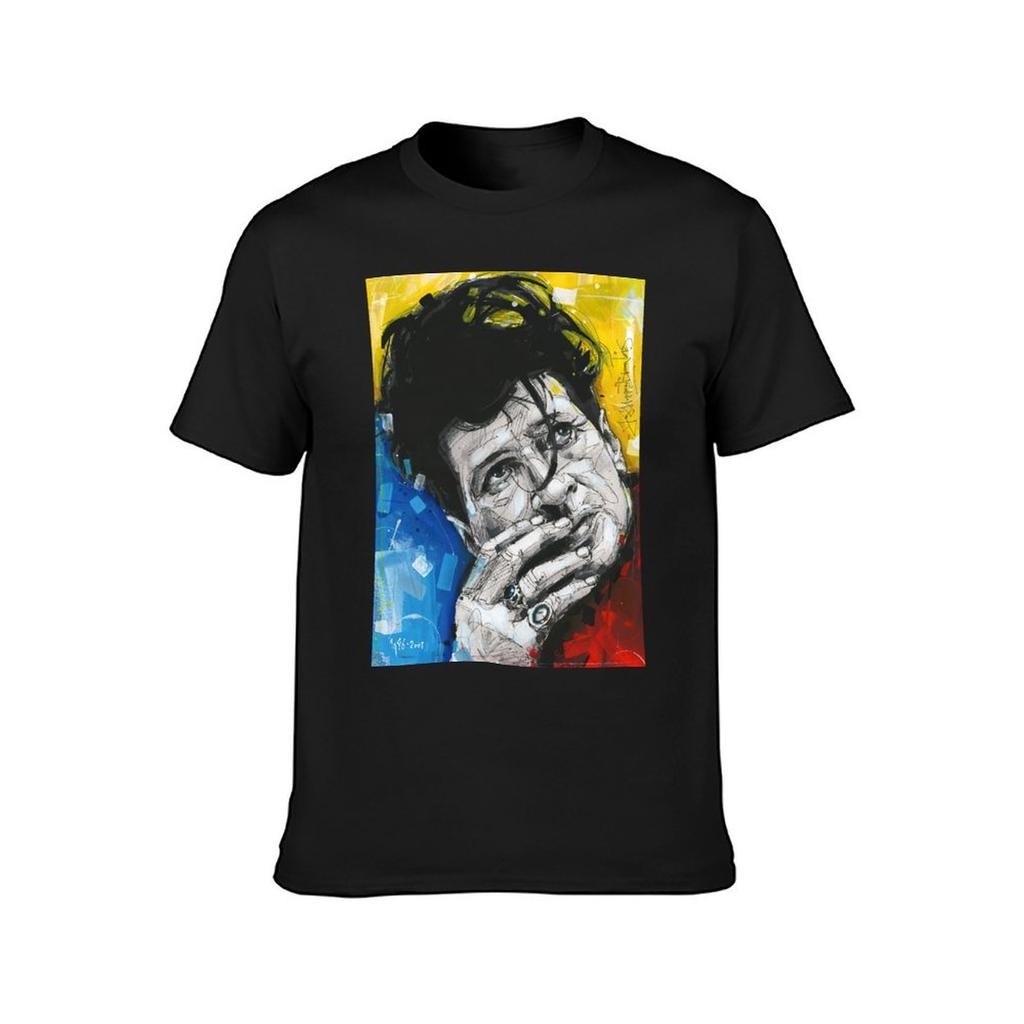Herman Brood Watercolor T-Shirt Tees Boys Whites T Shirt Men