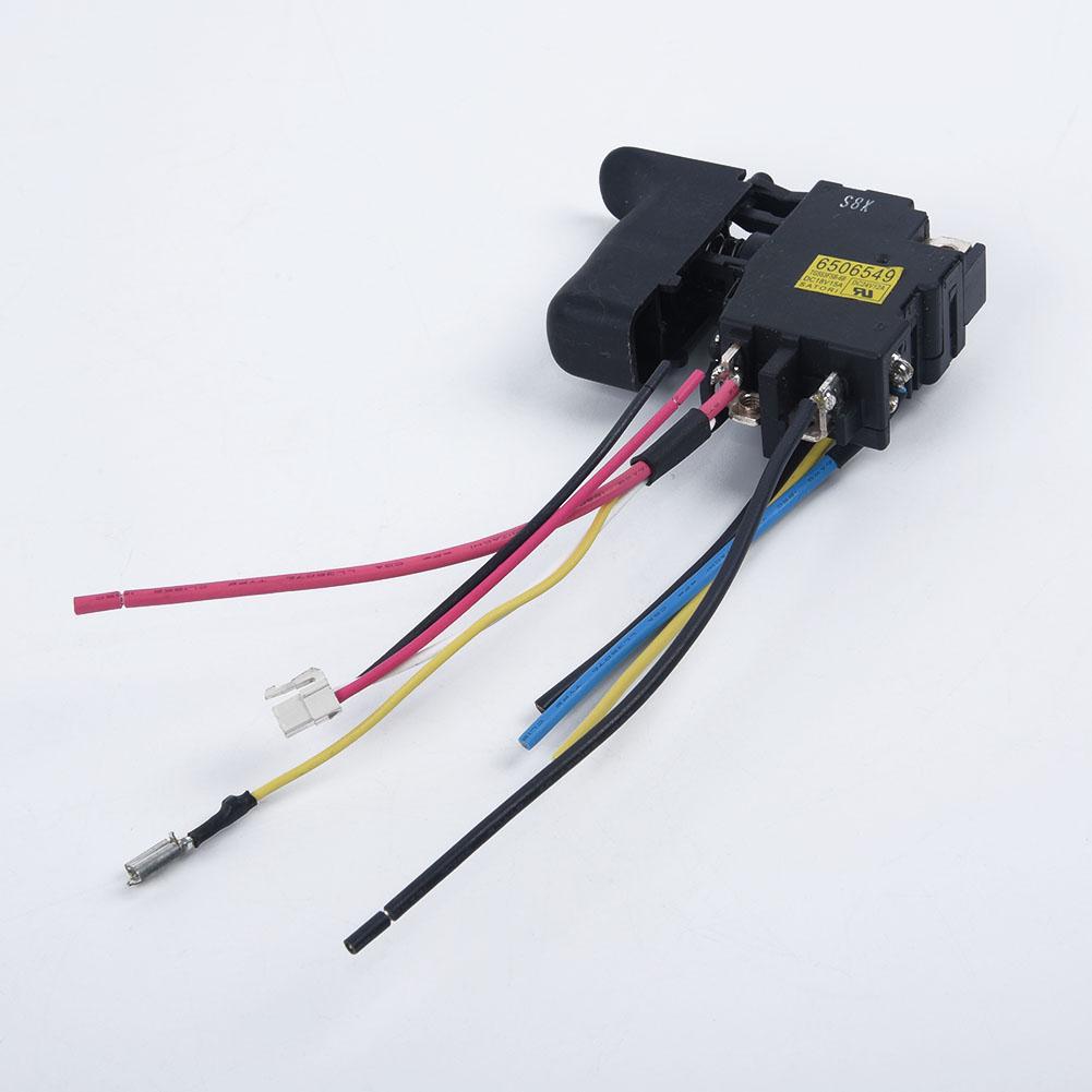Interrupteur De Rechange Pour Perceuse/marteau Perforateur BHR202 DHR202 - Remplace 6506549 Et 638882-6, En Plastique Robuste