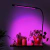 Led Plant Growth Lamp 20 Diodes Timer 9W Home Plant Cultivation With Mains Adapter