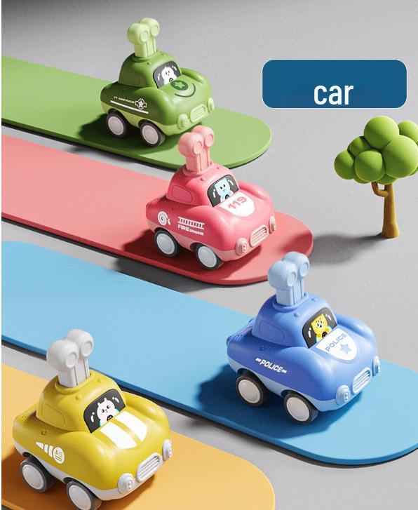 Kapi Bala Inertial Pull-Back Animal Toy Car for Children