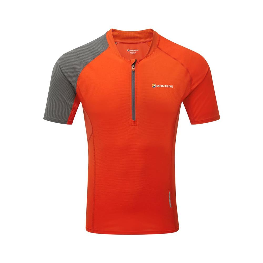 MONTANE Pang Zip Short Sleeve Tee