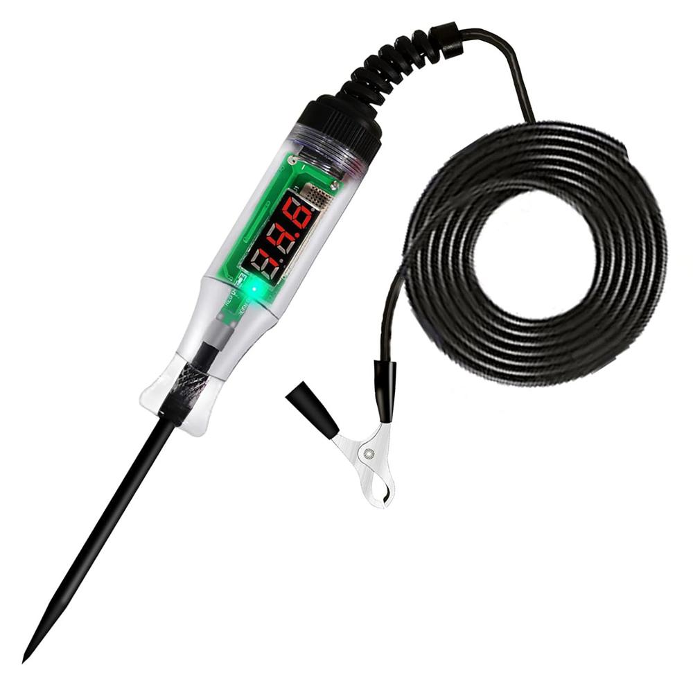 Tester napětí obvodu auta nákladního vozidla Auto 6V 24V Nástroje Auto Diagnostická sonda Zkoušečka Pero Žárovka Elektrické Měřicí Pero Nástroje