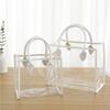 PVC Gift Bag Pink White Storage Bag Creative Shopping Bags