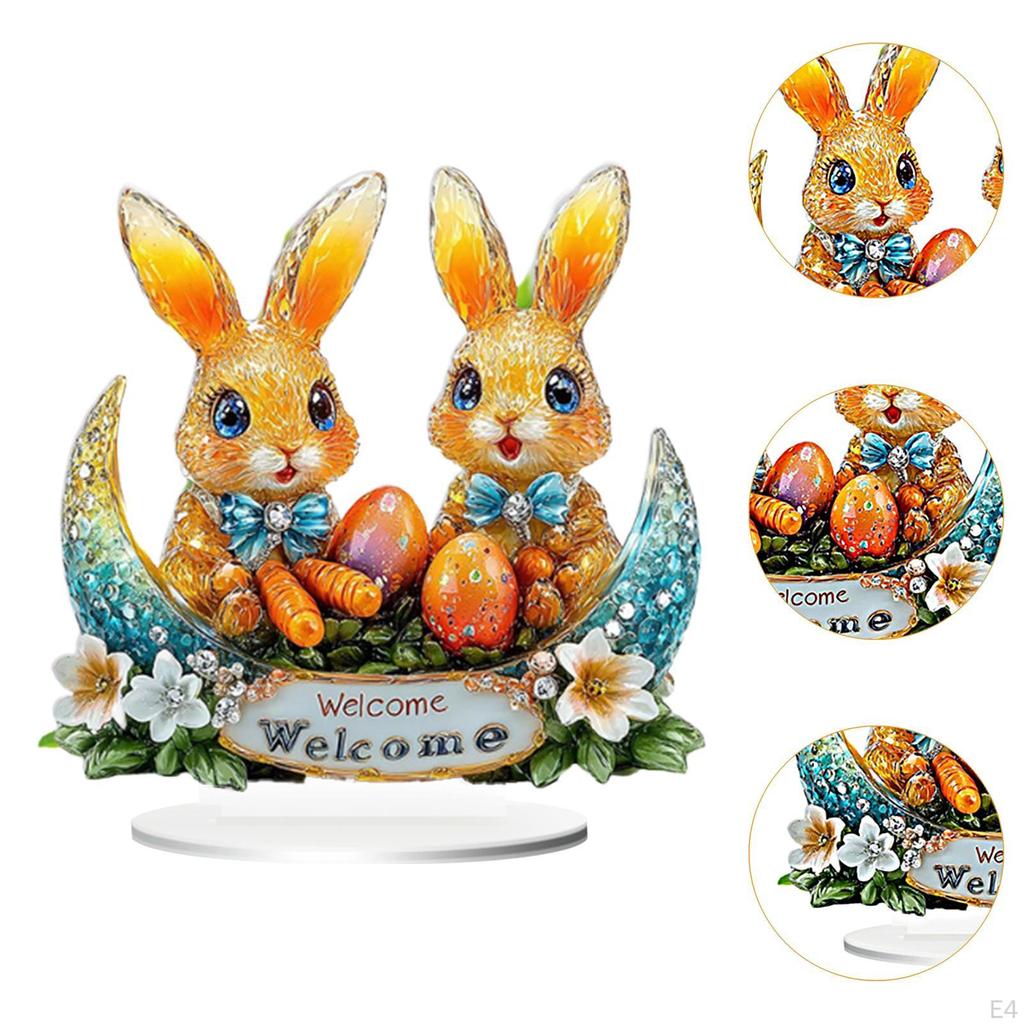 Acrylic Bunnies for Easter Celebration Tabletop Display