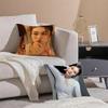 Beautiful Actress CChanikarn Tangkabodee Cushion Cover Throw Pillow Cover Hidden Button Durable Polyester Chair Cushion