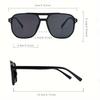 Preppy Fashion Glasses Unisex Full Rim Hand Washable with Decorate Lens Function, for Daily Wear, Running, Fishing, Climbing
