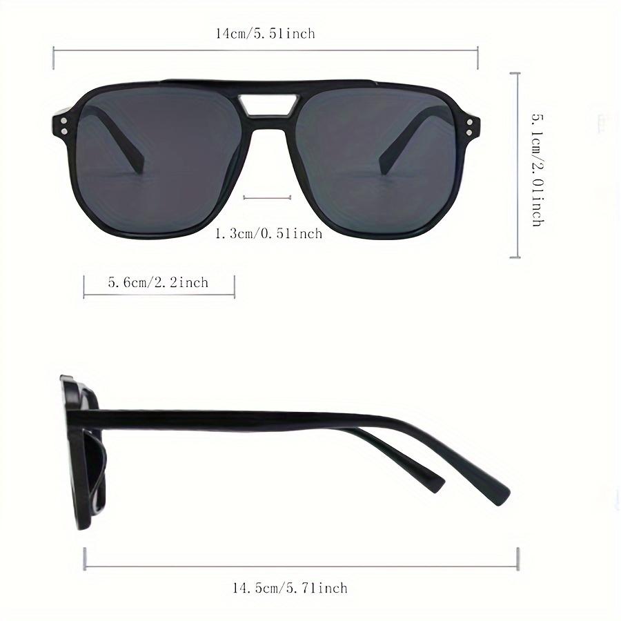 Preppy Fashion Glasses Unisex Full Rim Hand Washable with Decorate Lens Function, for Daily Wear, Running, Fishing, Climbing