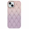 For iPhone 13 Case Rhinestone Decor Rubberized TPU Phone Cover