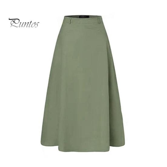 

Женская макси-юбка с высокой талией, нерегулярная длинная юбка с большим подолом, однотонная юбка трапециевидной формы, свободная посадка, уличная одежда M армия зеленый