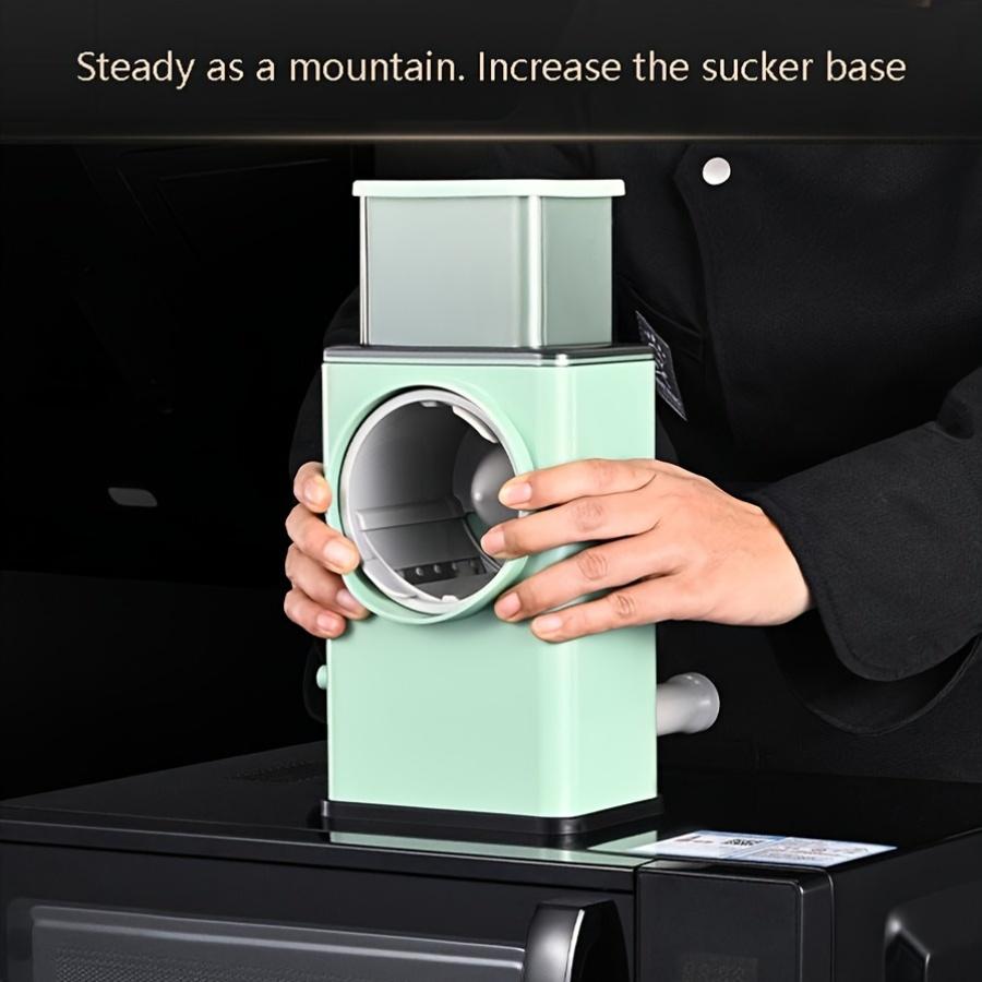Manual Vegetable Slicer, Multi-purpose Rotating Cheese Grinder, Hand Cranked Vegetable Chopper