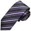 [Michiko London] Wrinkle-resistant Bonded Fabric with Lining for Added Volume. Made In Japan. KOSHINO Brand Tie. Striped Pattern. 100% Silk. Unisex.