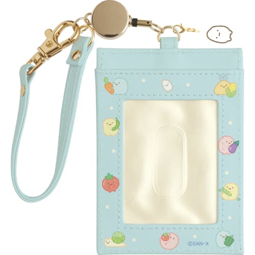 PB68801 Sumikkogurashi "Welcome! Food Kingdom" Pass Case with Reel