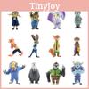 Vibrant 12pcs Zootopia Mini Doll Figures Featuring Judy Hopps And Nick Wilde For Kids