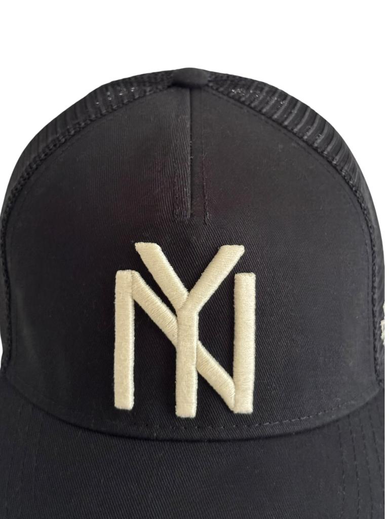 American Needle Baseball Cap, NY BLACK YANKEES NL ARCHIVE VA, One Size Fits All, Adjustable Strap, Unisex, Black, SMU716A-NBY