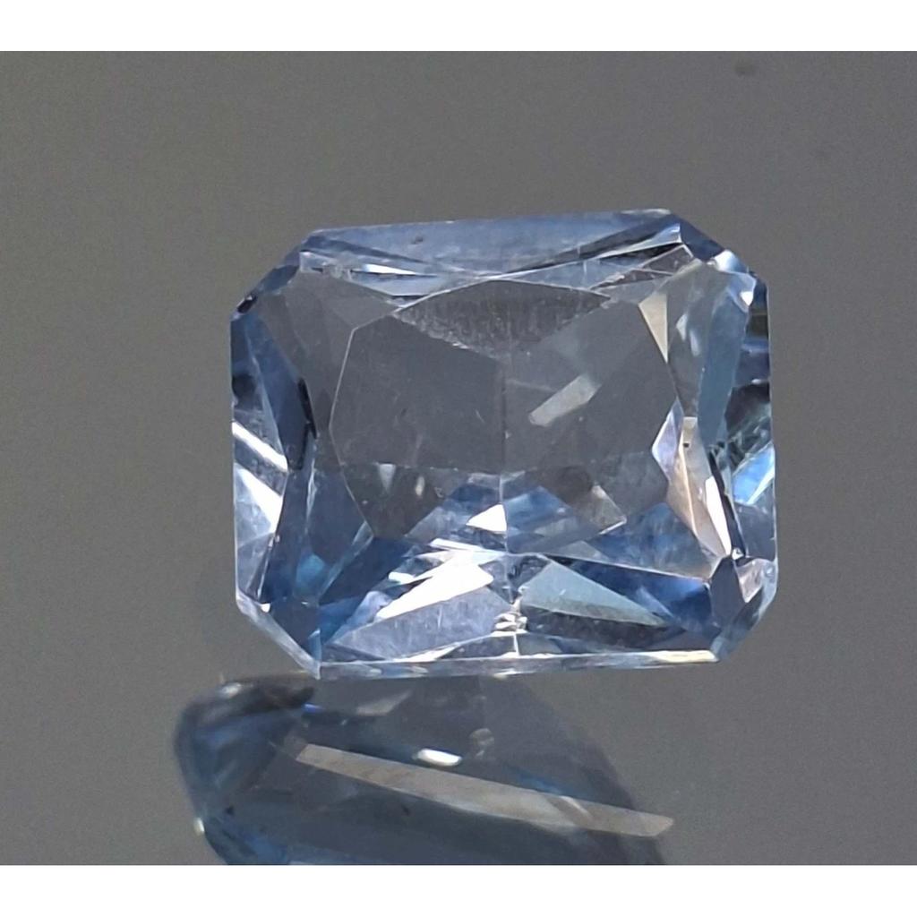Sky Blue Aquamarine Natural 8-10 Ct Emerald Cut Beautiful Certified Gemstone