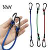 Durable Stretch Straps for Outdoor Travel Bungee Cord with Metal Hooks, Elastic Rope Secure Reliable Fixation Cords Logistics Strap, Flexible