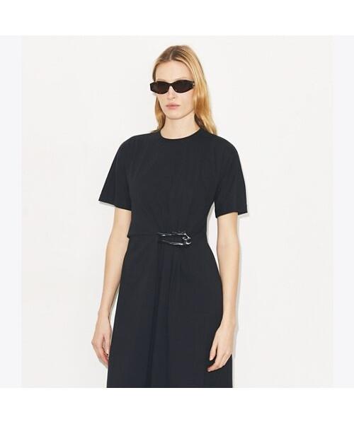 Tolibeochi Cotton T-Shirt Dress - Black